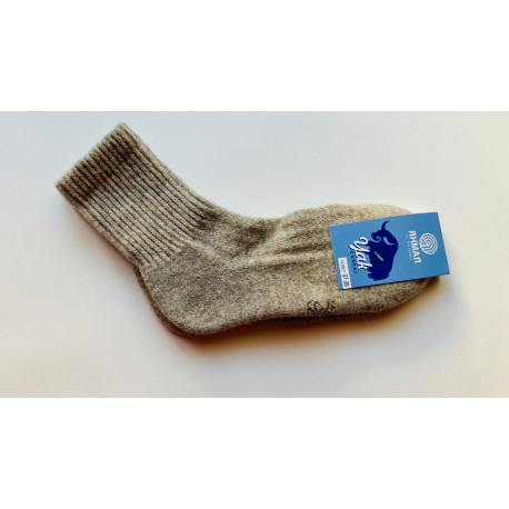 Ponožky z jačí vlny šedohnědé vel. 37-39